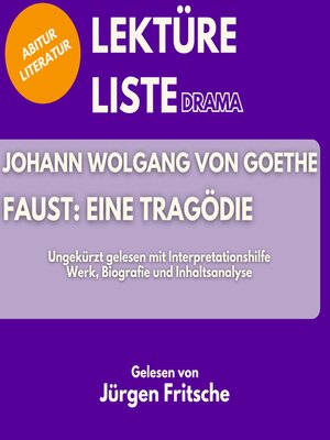 cover image of Johann Wolfgang von Goethe
